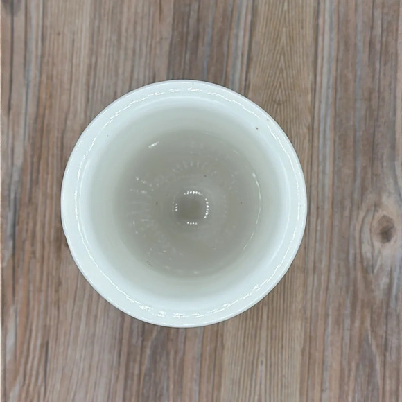 heavy ceramic Snowman couple tall coffee cup / tumbler / mug - Picture 4 of 5